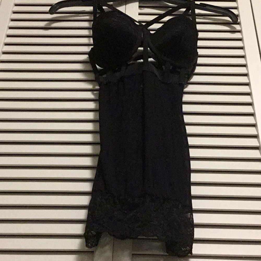 Black Balconette Bra Lingerie